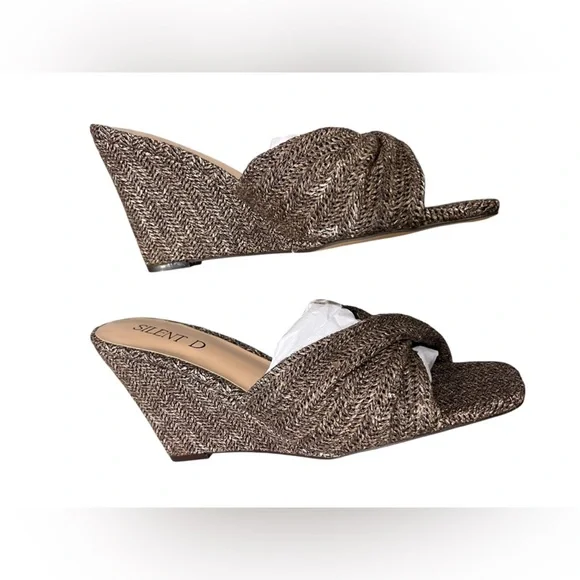 Anthropologie Silent D Katia Wedge Sandals EU sz 41,new in box - Picture 5 of 11